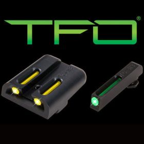 TFO GLOCK HIGH SET GRN YLW