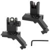 45 Degree Offset Rear & Front Flip Up Sights