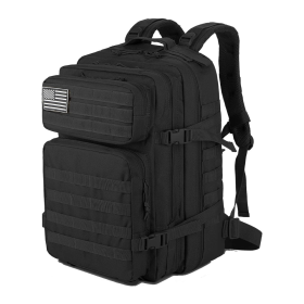 Tactical 45L, 3 Day Assault Pack, Molle (Color: Black)