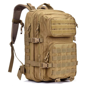 Tactical 45L, 3 Day Assault Pack, Molle (Color: Khaki)