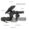 Night Vision Scope; Digital Camera Infrared 850Nm Rifle Scope System With Ir System; 5In Monitor