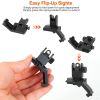 45 Degree Offset Rear & Front Flip Up Sights